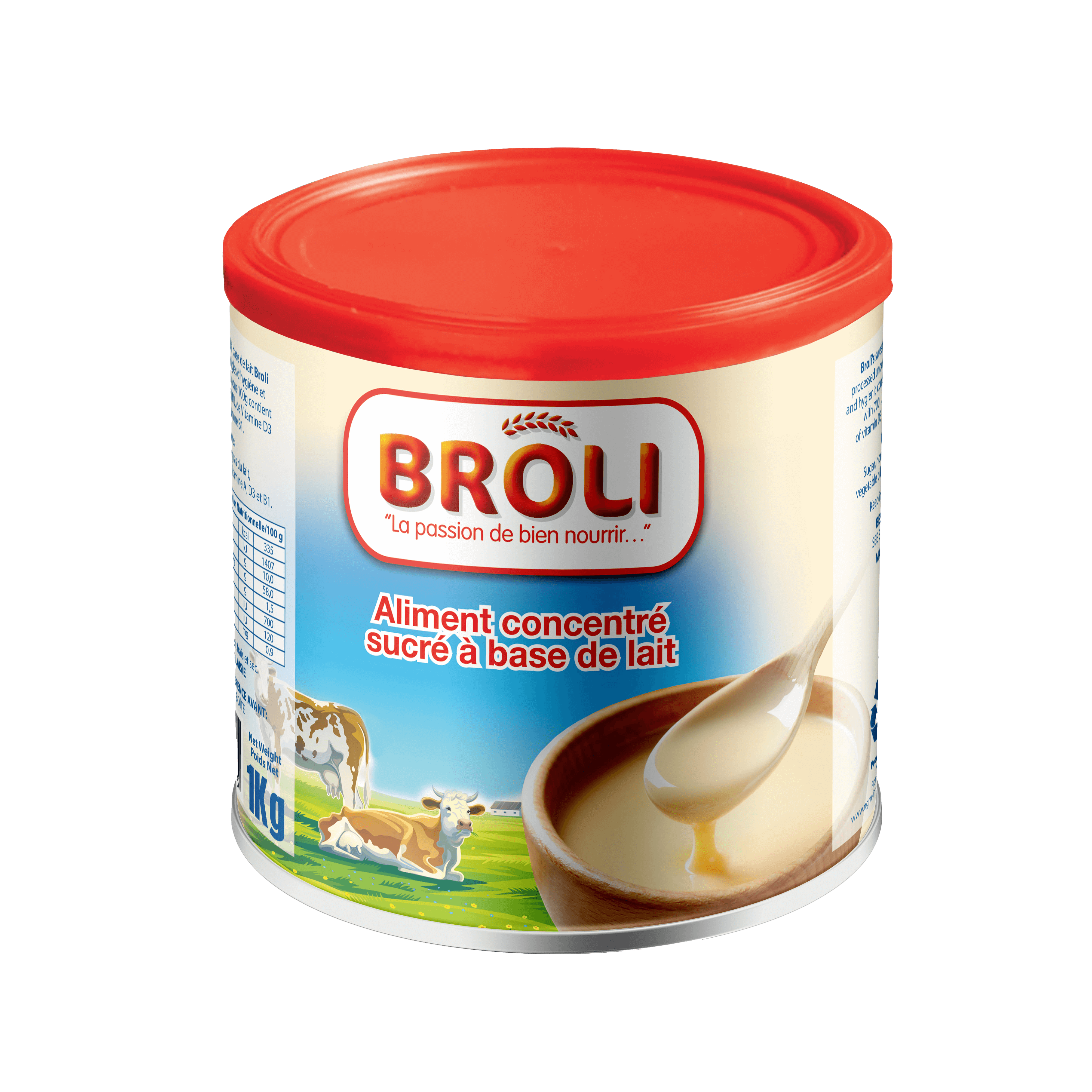 Aliment Lacté Concentré sucré Broli 1 kg