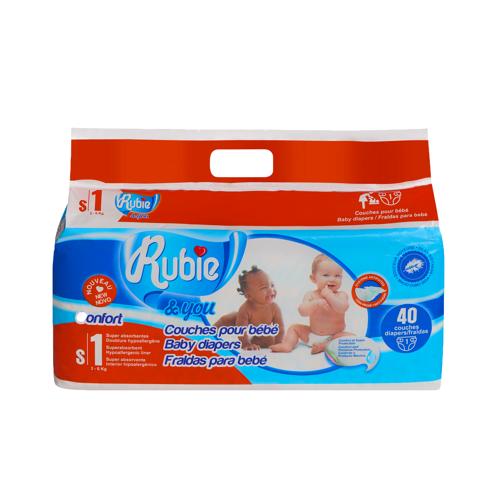 Couche bébés Rubie & You S (3-6kg)