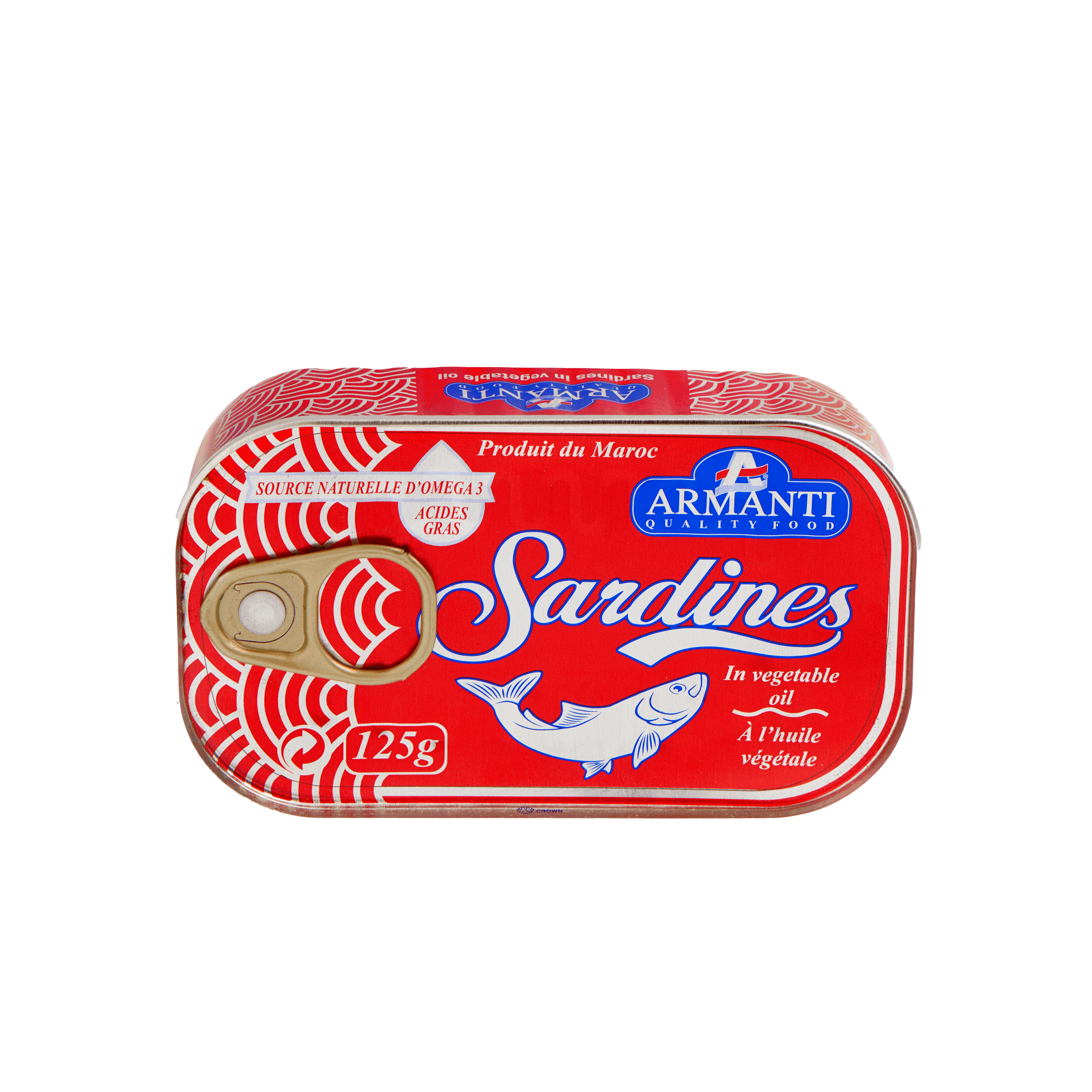 Sardine à Huile Végétale non pimenté Armanti