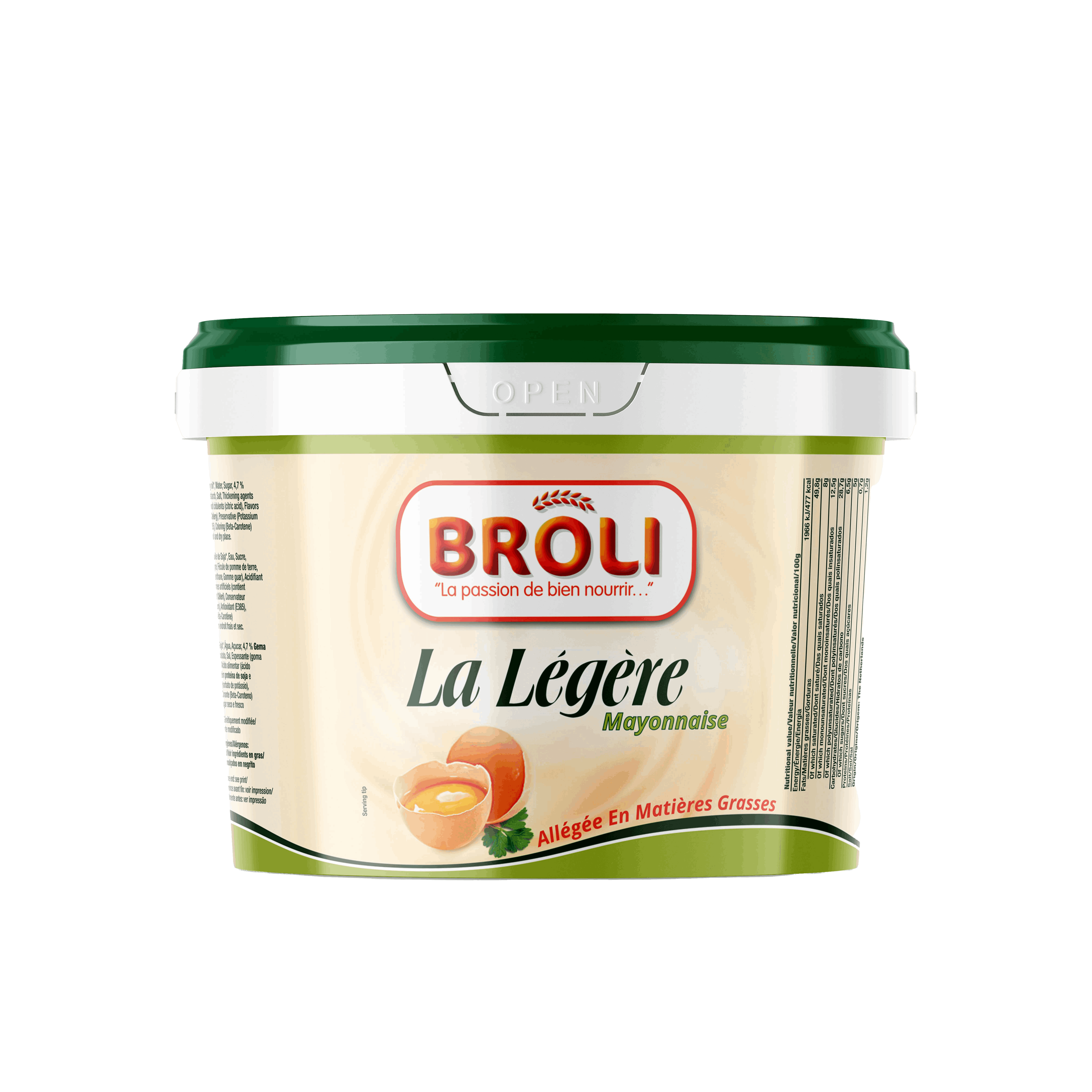 Mayonnaise broli la légère 4.3 kg