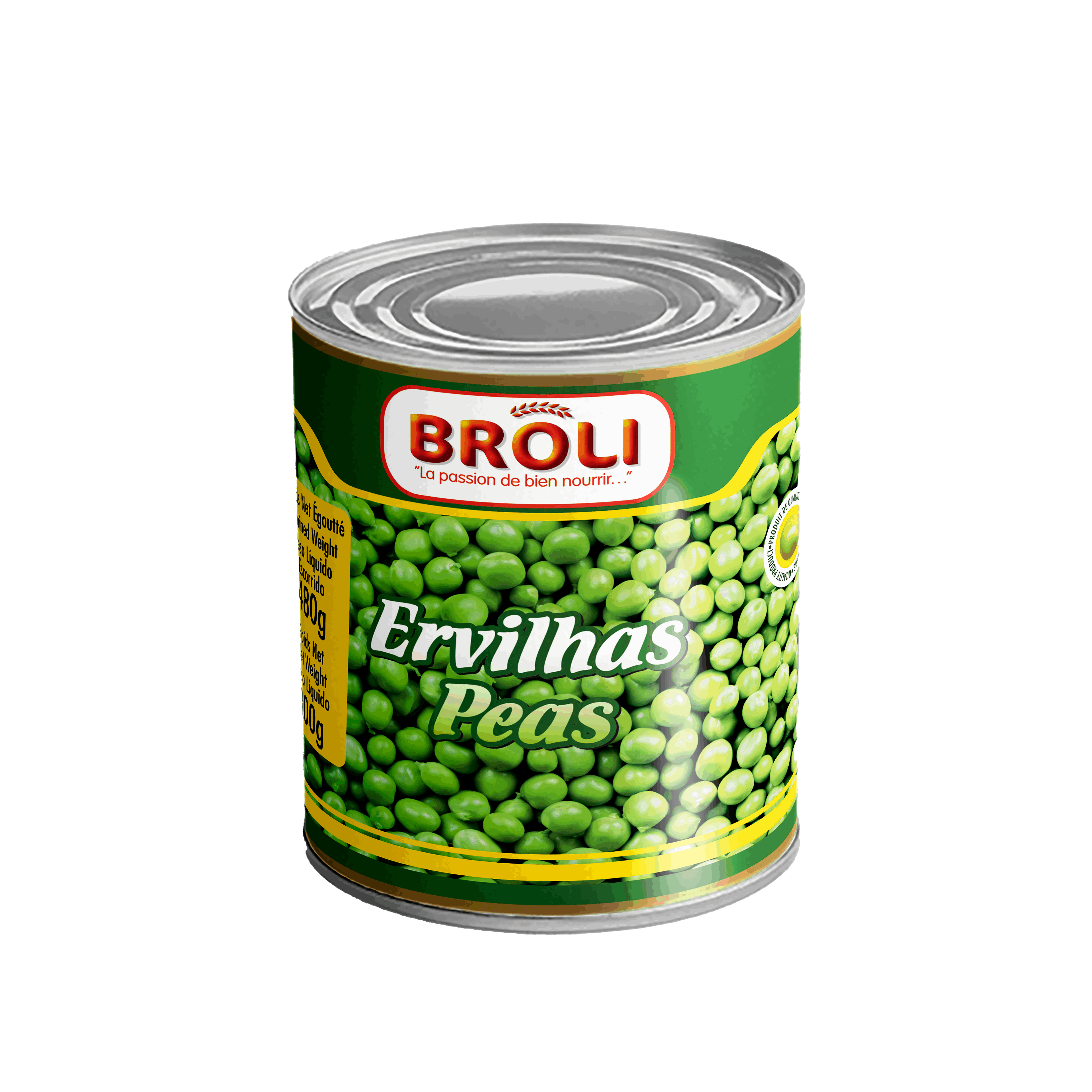 Petit pois broli 800g